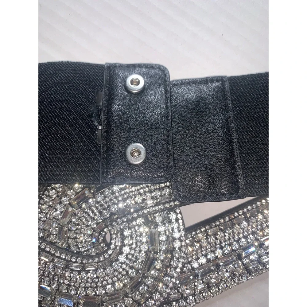 Women's Sparkle Rhinestone Elastic Embellished‎ Belt